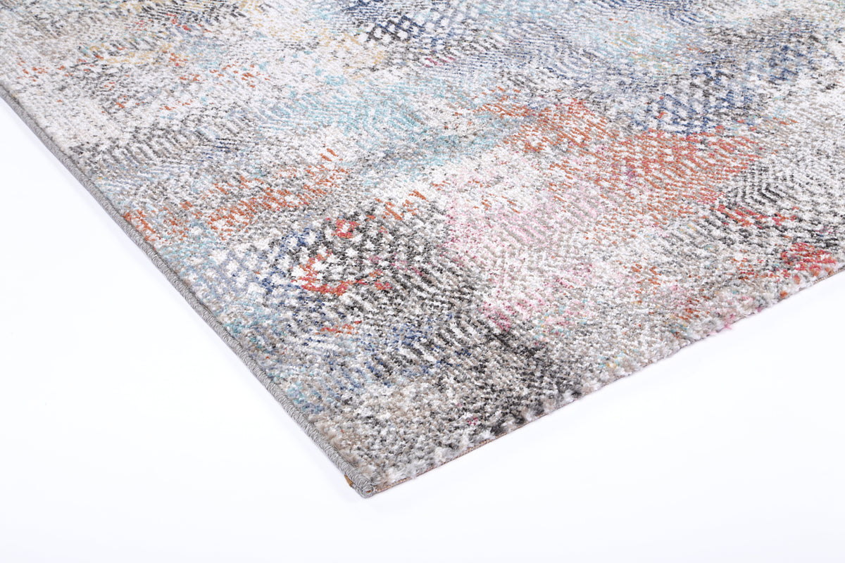 Salsa Ernesto Grey &amp; Terracotta Tribal Rug