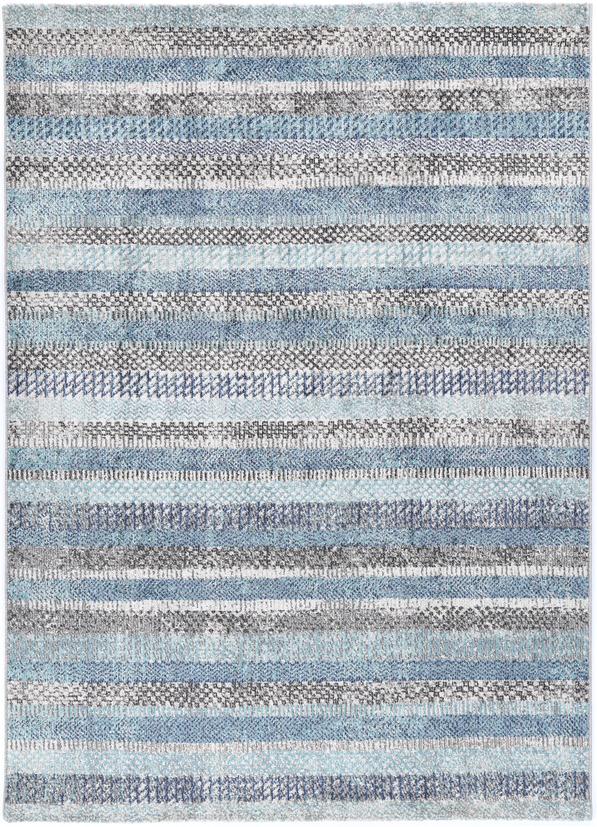 Salsa Luis Blue &amp; Grey Tribal Rug