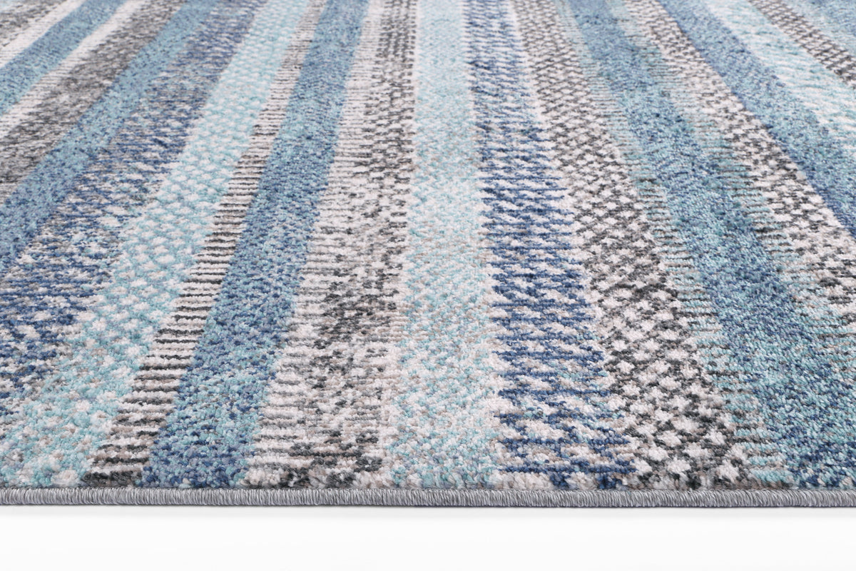 Salsa Luis Blue &amp; Grey Tribal Rug
