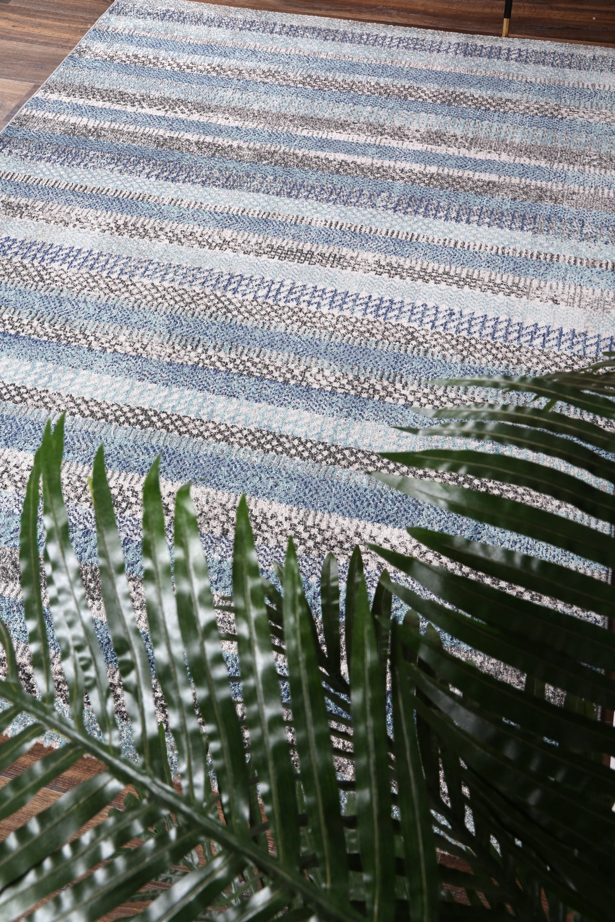 Salsa Luis Blue &amp; Grey Tribal Rug