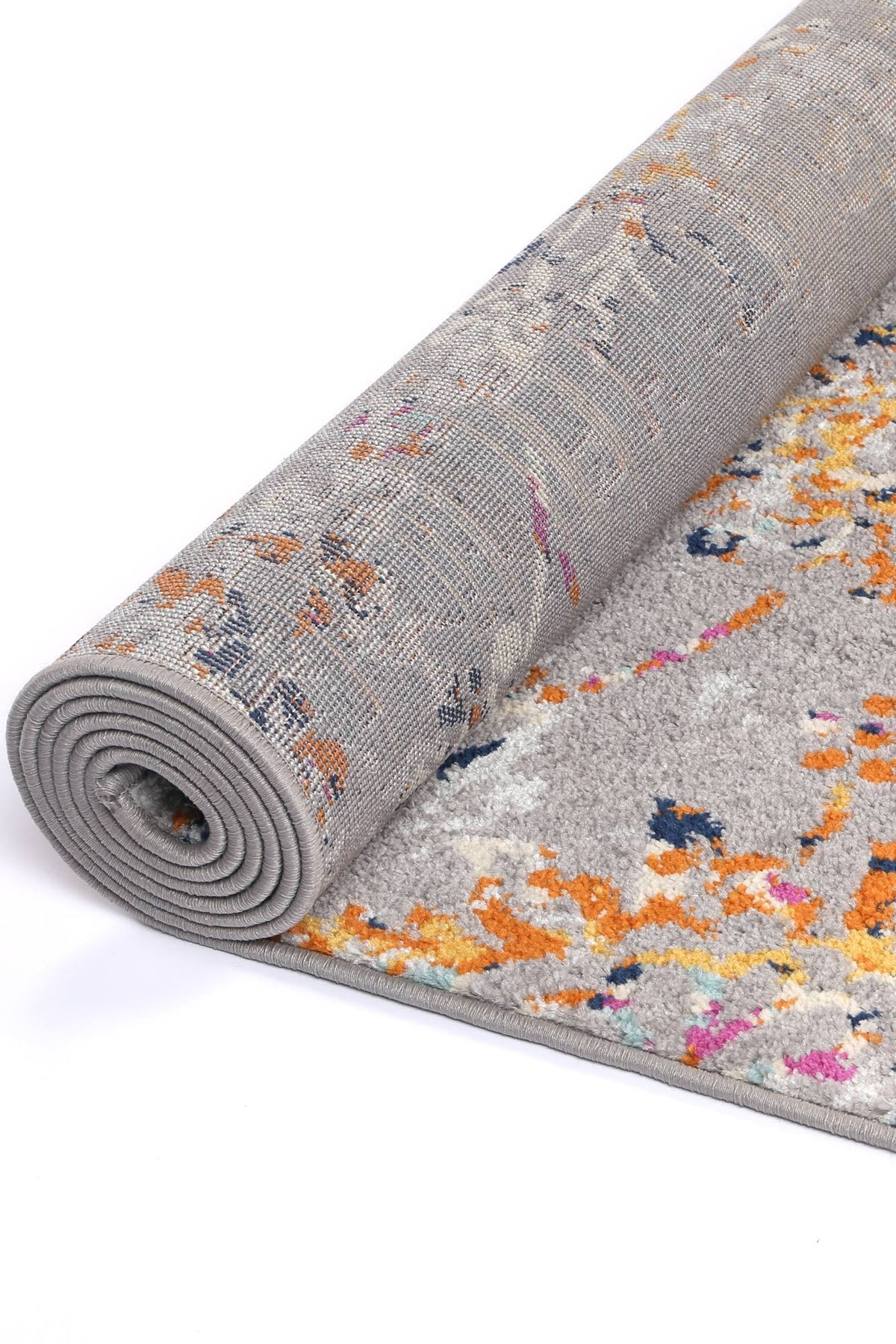 Sicily Catina Grey &amp; Multi Contemporary Rug
