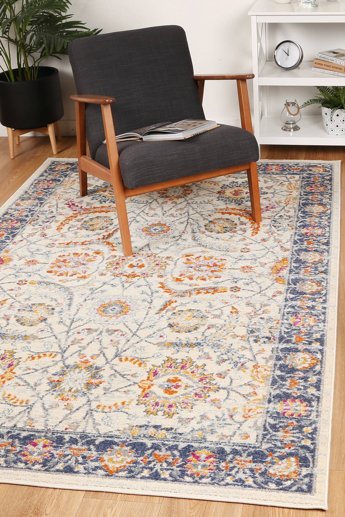 Sicily Mortilli Blue &amp; Yellow Transitional Rug