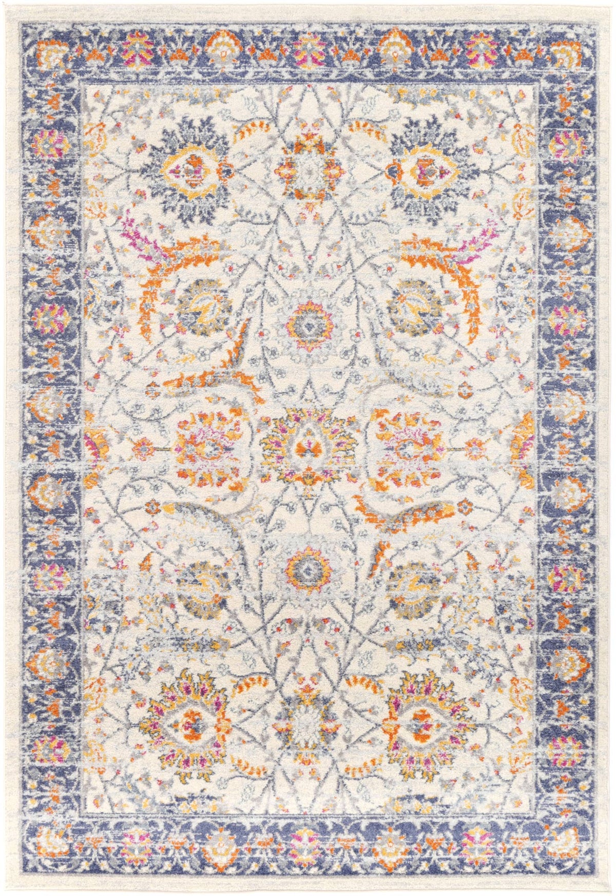 Sicily Mortilli Blue &amp; Yellow Transitional Rug
