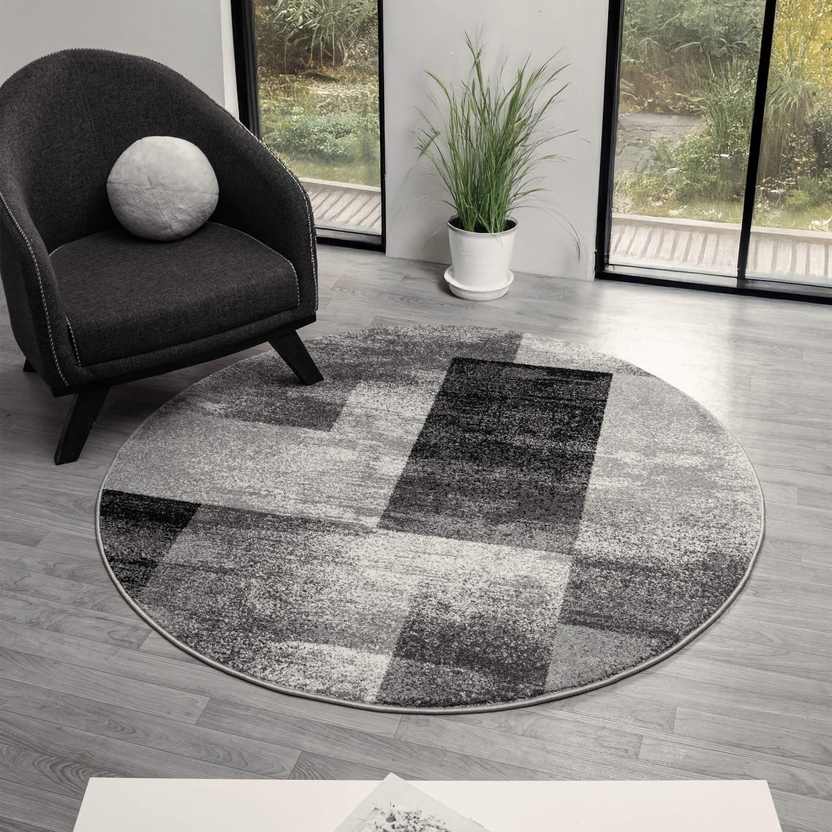 Slate 766 Grey Round