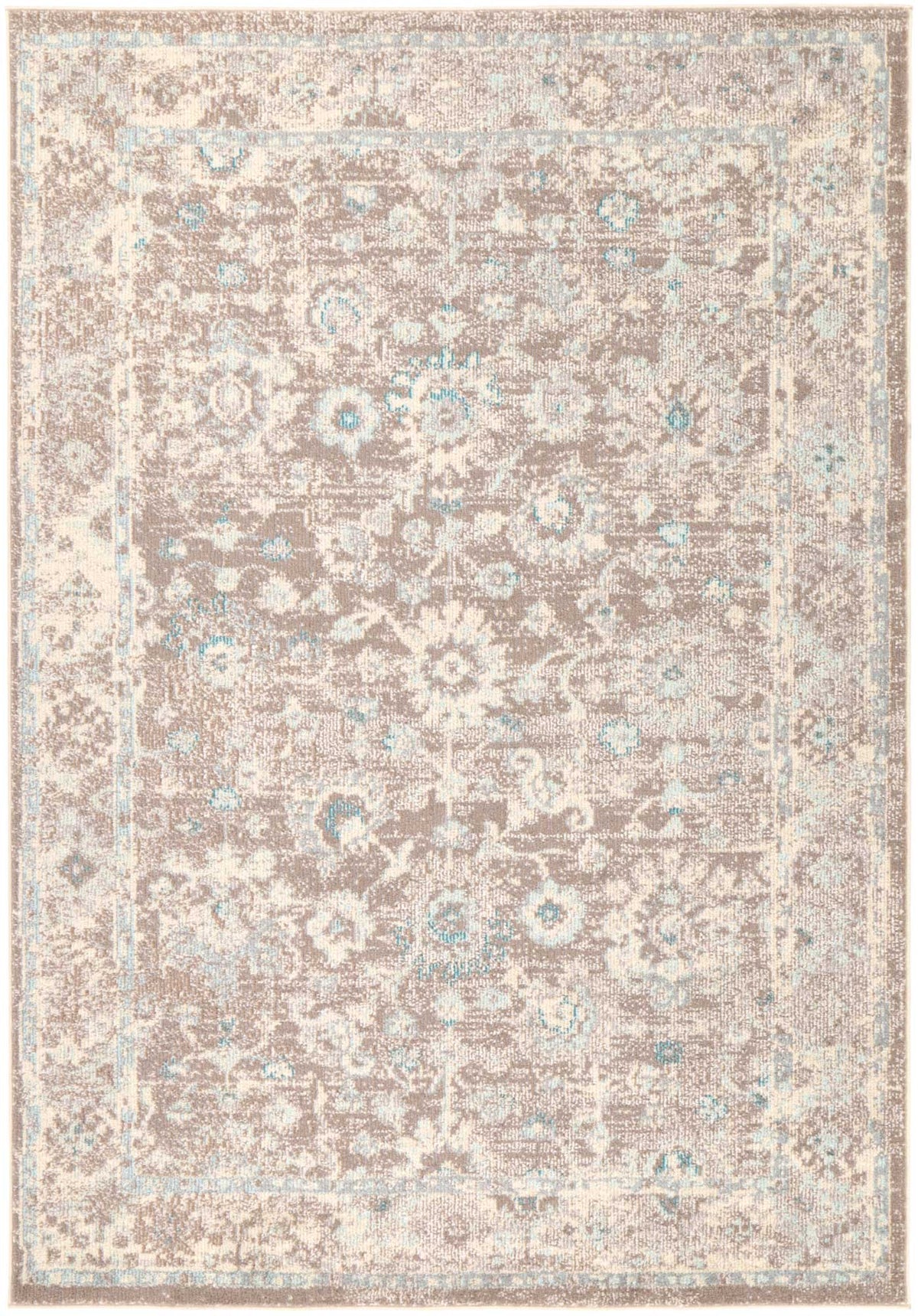 Tulin Homely Cream &amp; Beige Transitional Rug