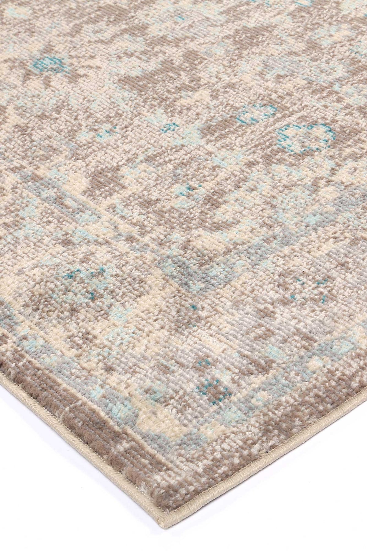 Tulin Homely Cream &amp; Beige Transitional Rug