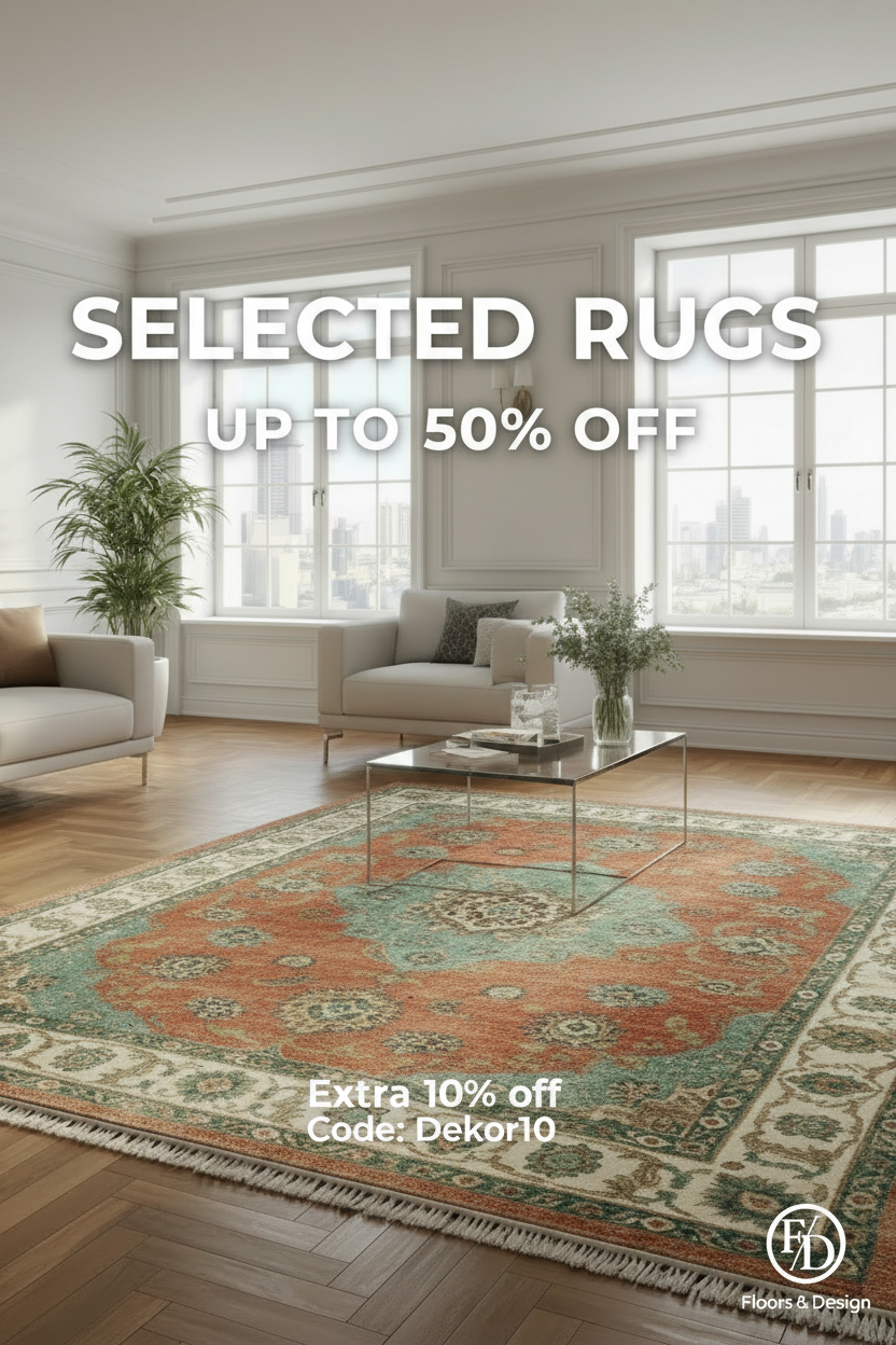 Selected Rugs Sale Poster - Mobile Version