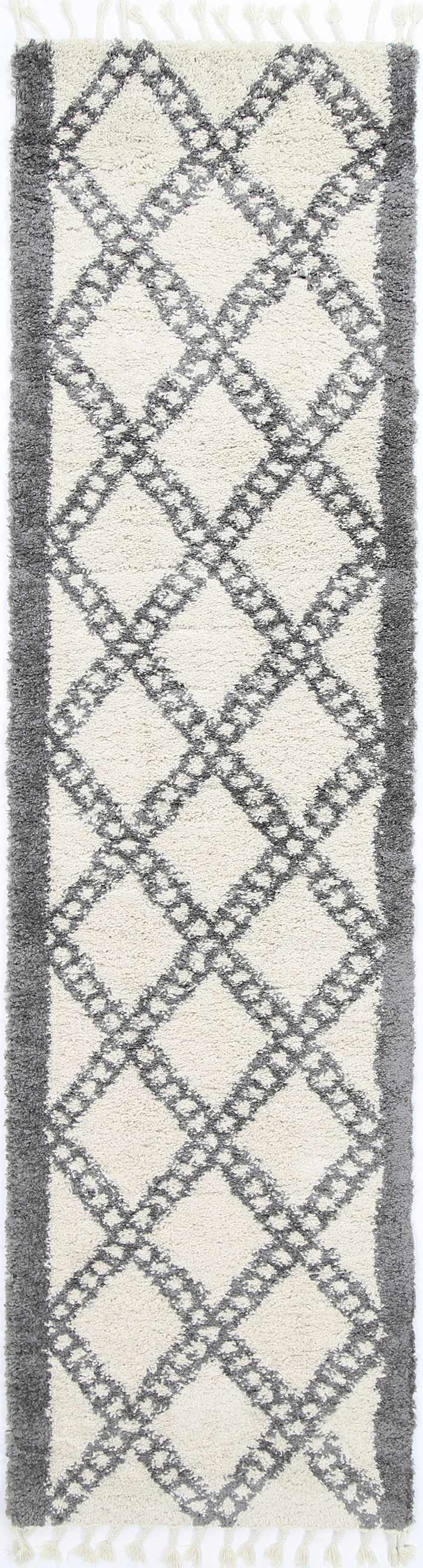 Kasbah Leta Diamond Cream Grey Rug