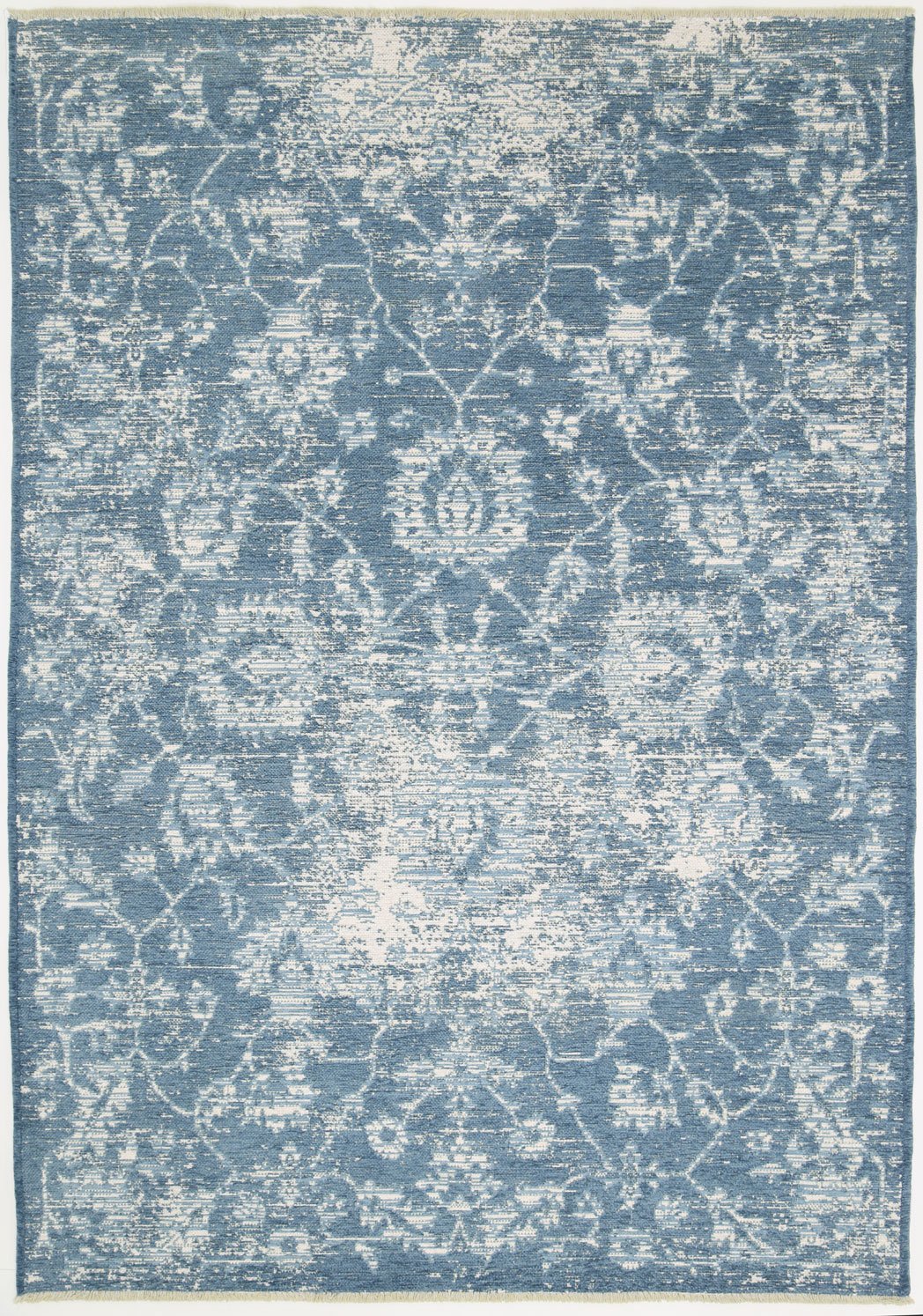 Rustic Vintage Classic, Amazing 2 in 1 Reversible Rug Blue