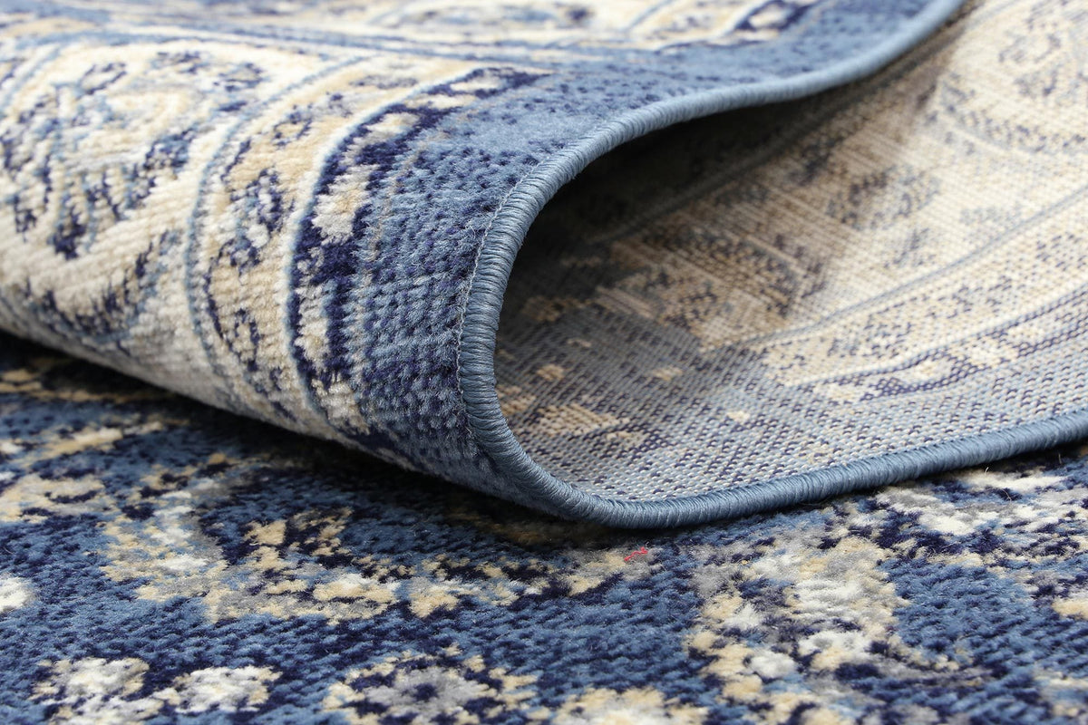 Arya Distressed Blue Rug