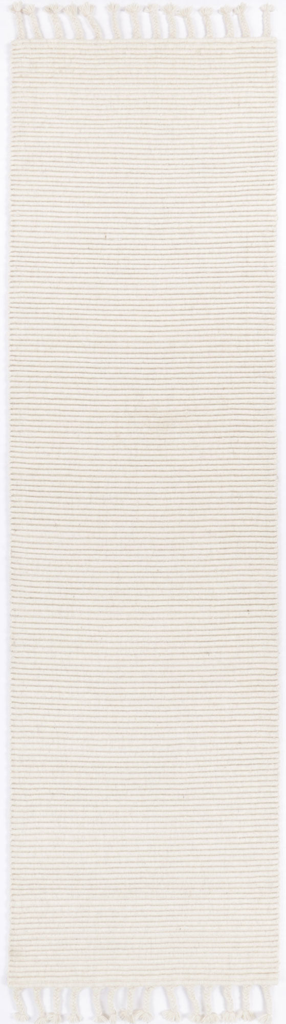 Anjuna Textured Wool Blend Cream Rug