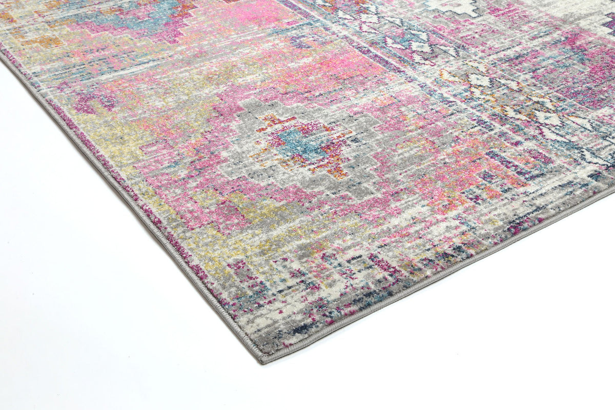 Delicate Multi Pastel Modern Rug