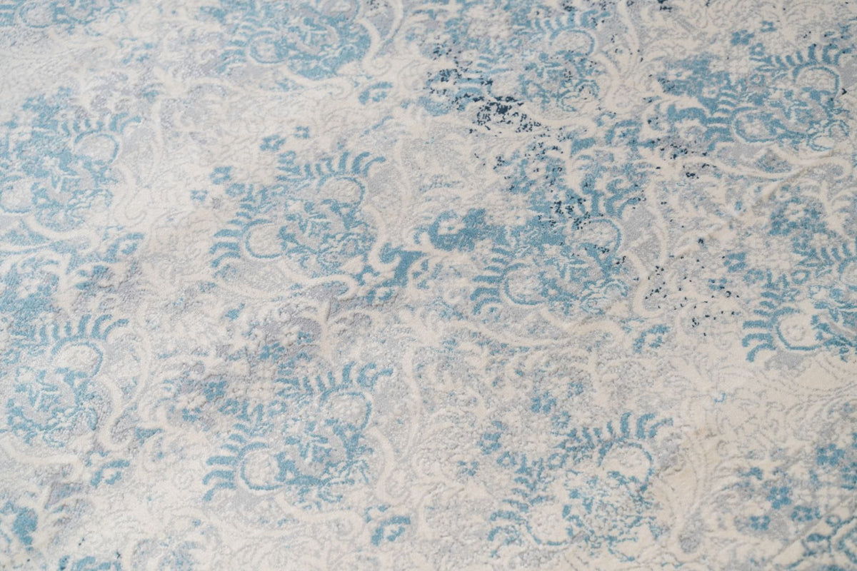 Celine Vintage Distressed Blue / Grey Rug