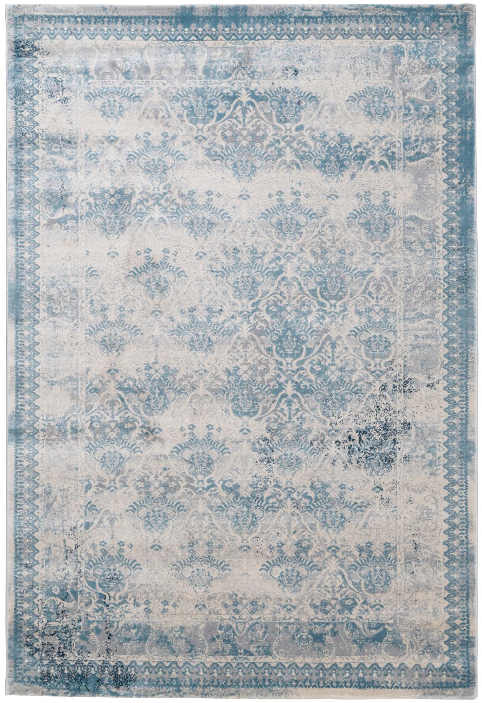 Celine Vintage Distressed Blue / Grey Rug