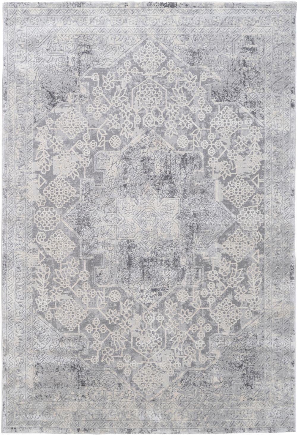 Celine Distressed Subtle Grey Rug