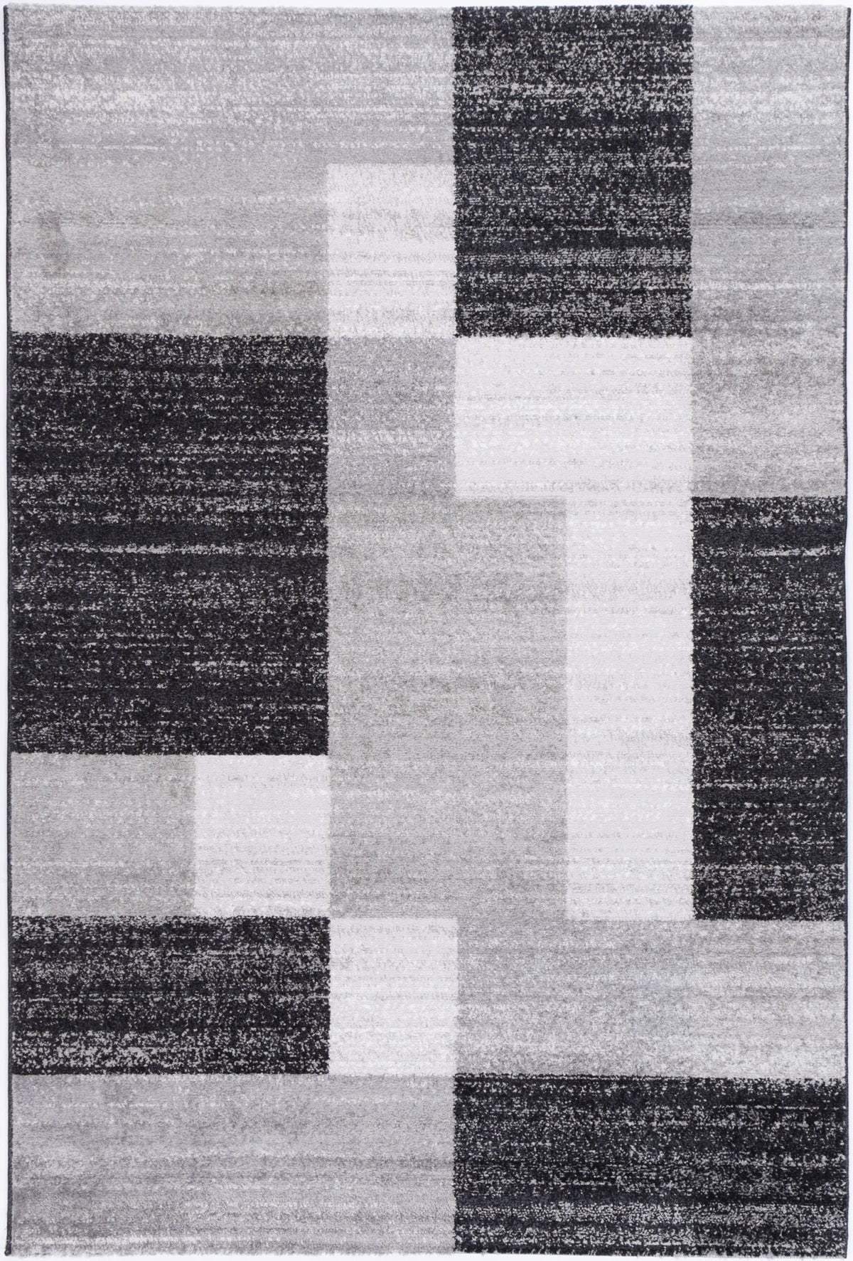 Windjana Abstract Geometric Grey Rug