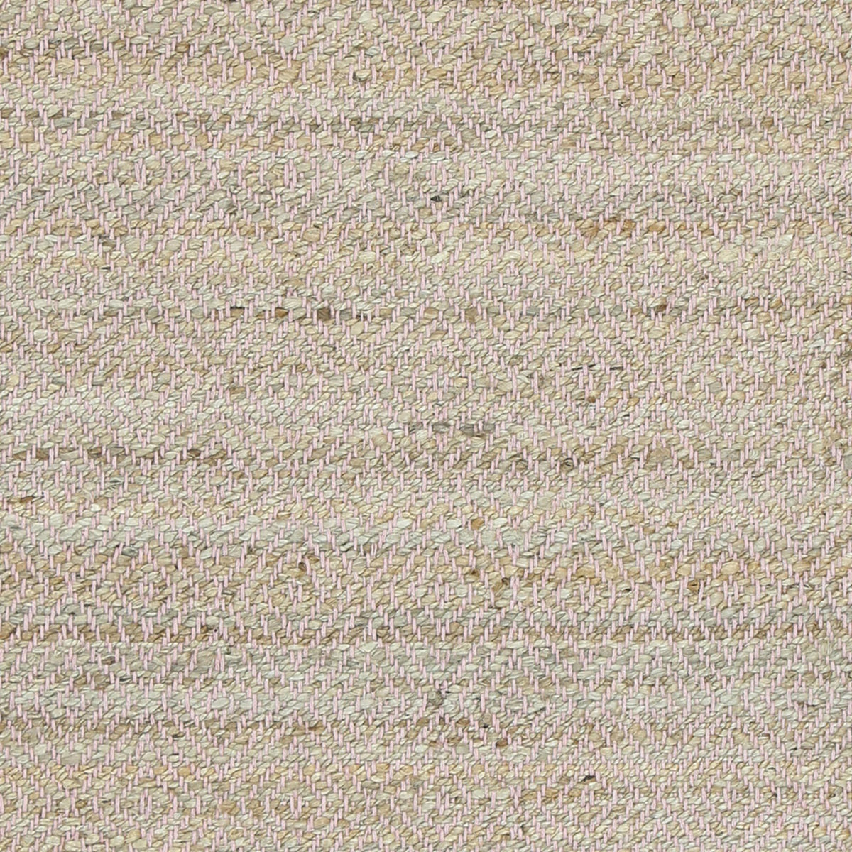 Oslo Pearl Jute Diamonds Flat Weave Rug